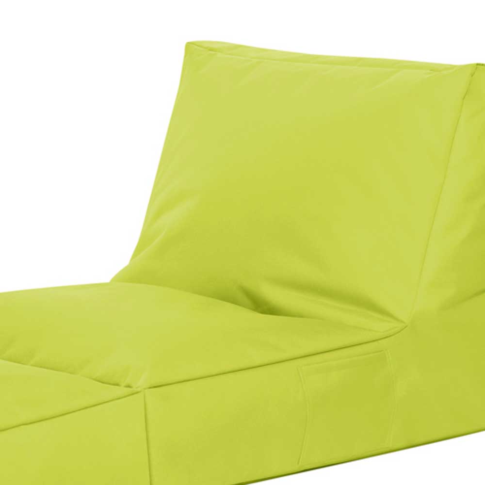 Liege Sitzsack Maron in Gelbgrün