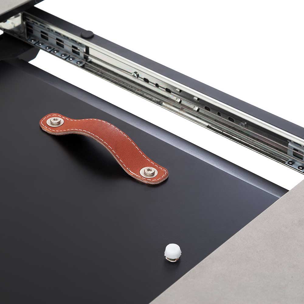 Runder Design Ausziehtisch aus Keramik - Rafu