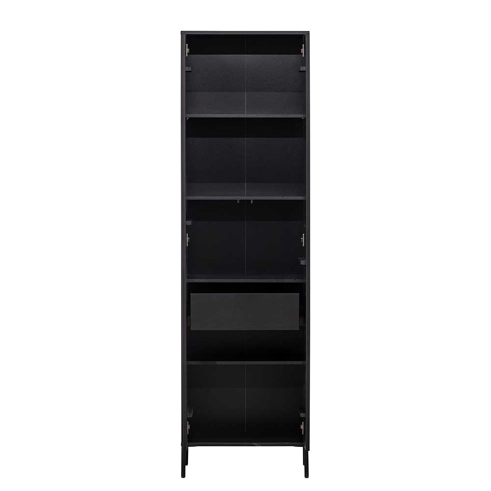 2-türiger Schrank in Schwarz - Gelvins