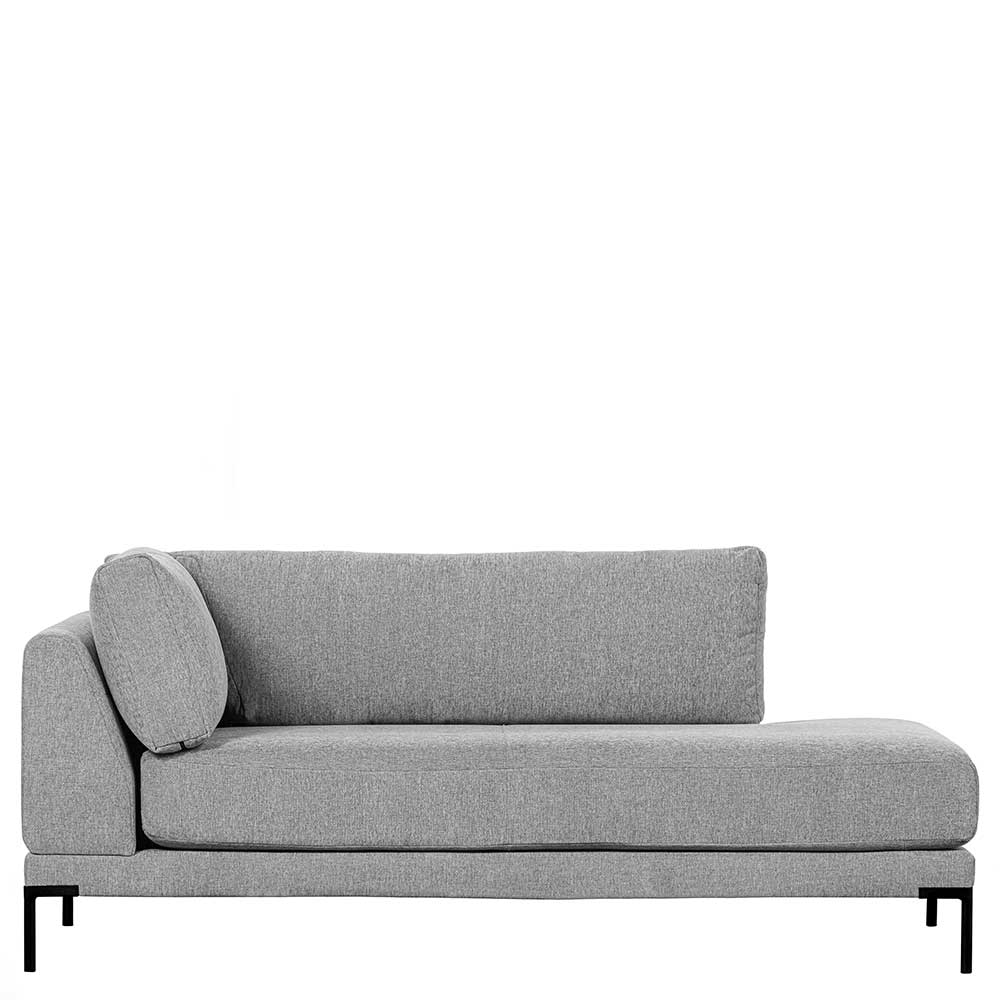 Modulares Sofa Lounge links in Hellgrau - Horedion