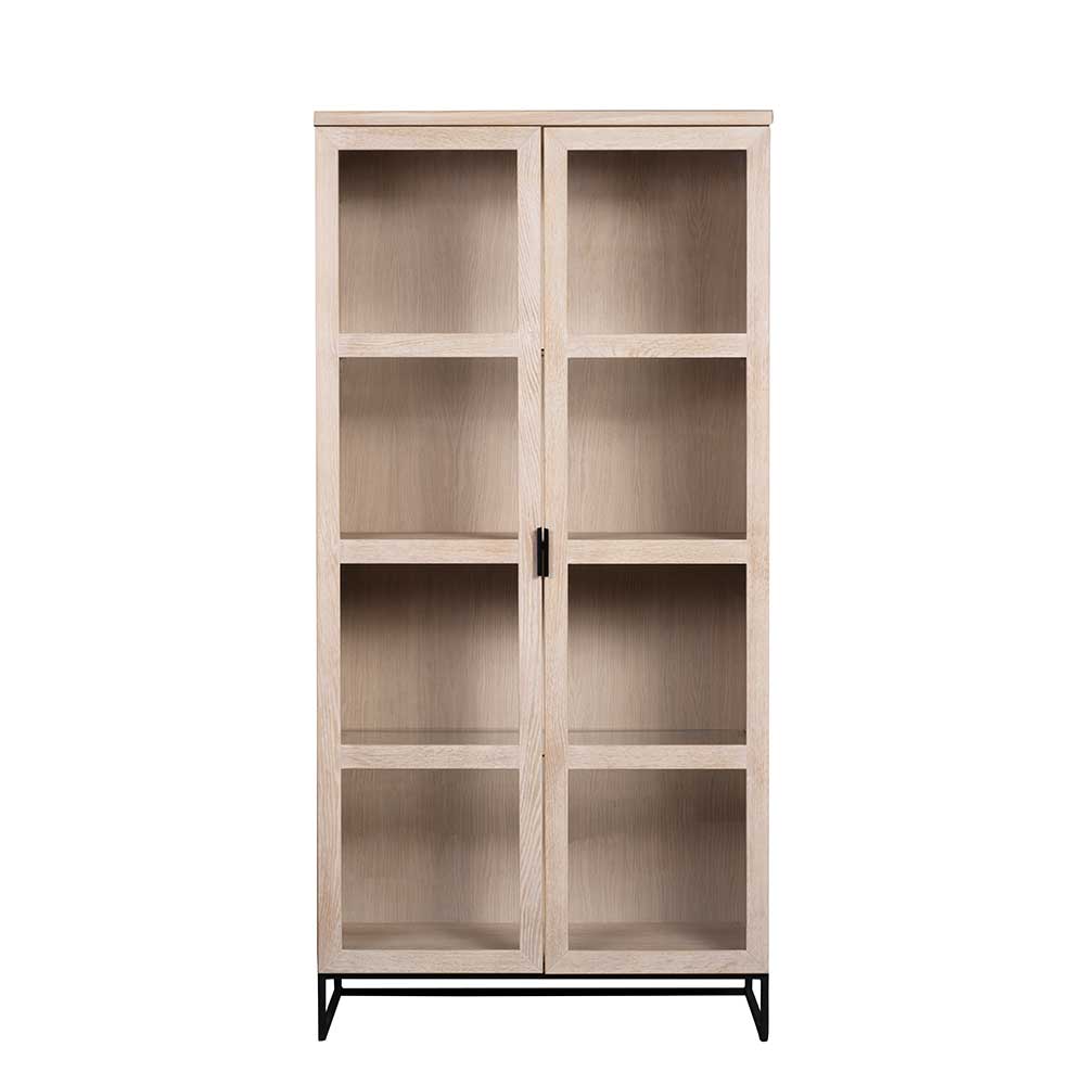 White Wash Vitrinenschrank modern - Myras