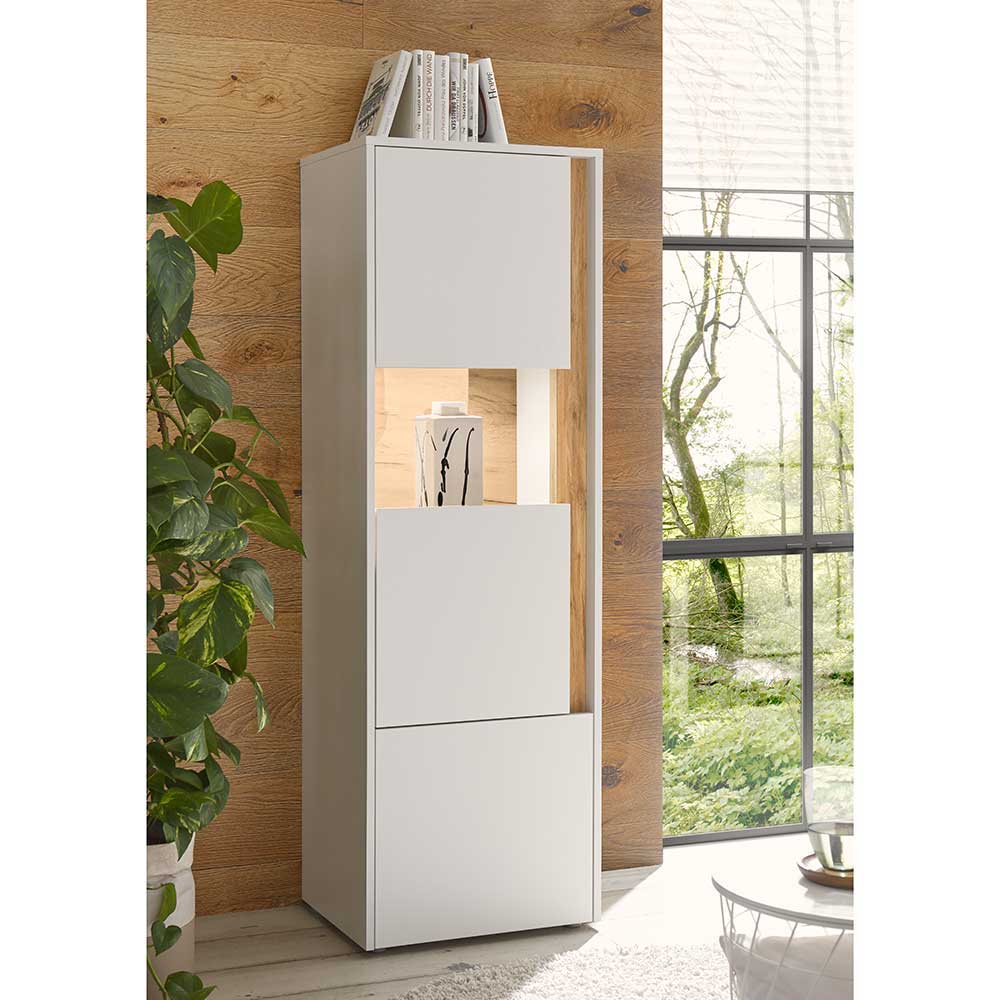Design Wohnwand 350 cm breit - Nonessia I (dreiteilig)
