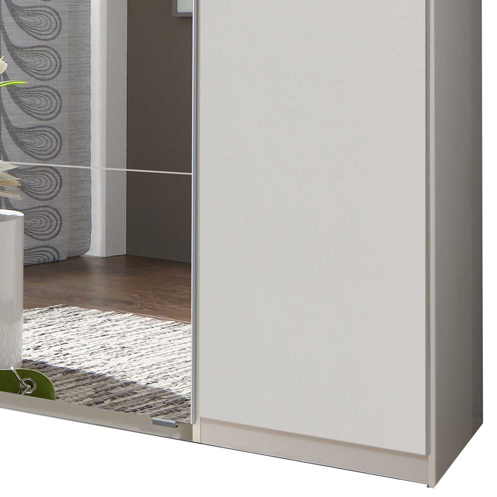 Kleiderschrank mit Spiegel Schwebetüren - Denada