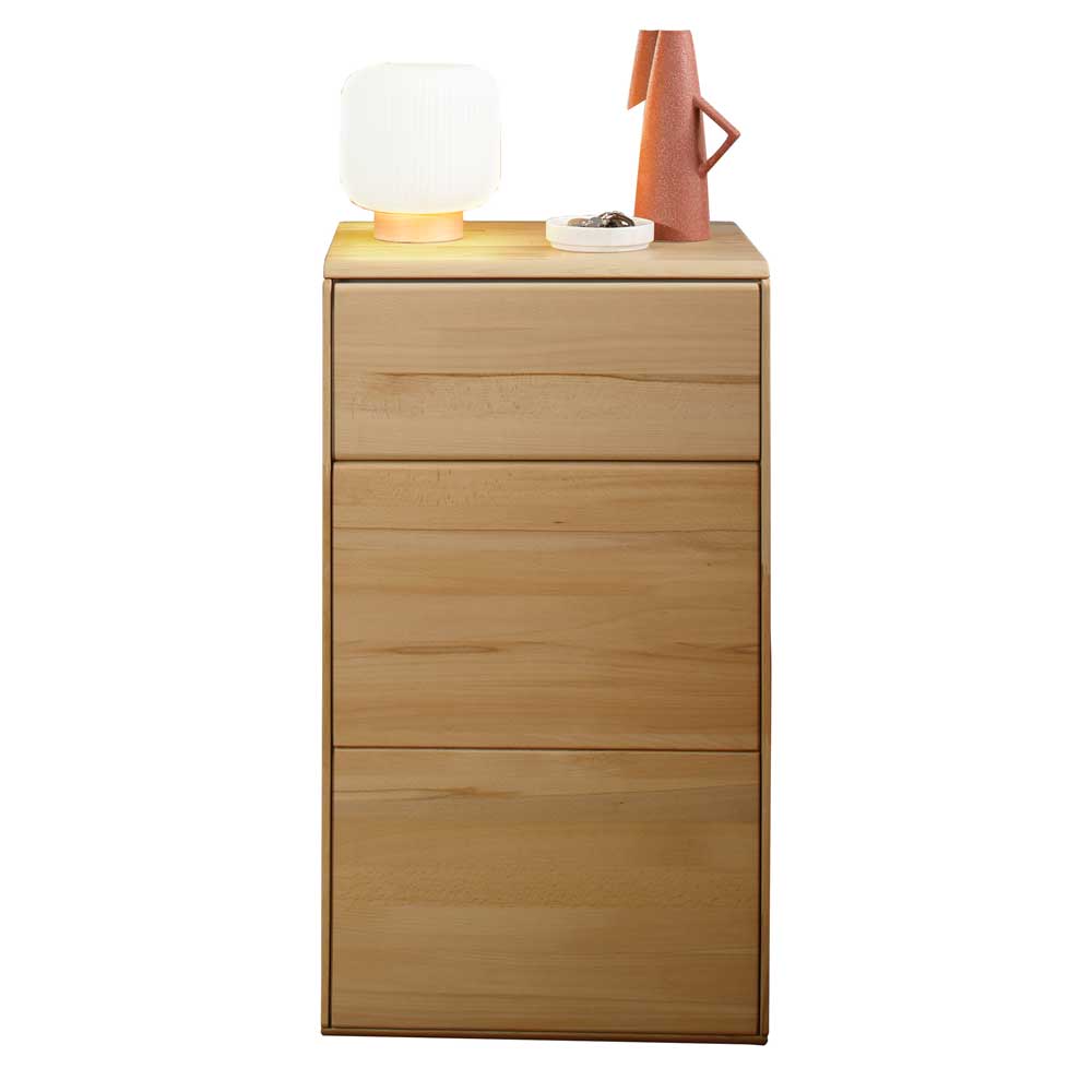 Kernbuchenholz Kommode mit Schublade - Namgon