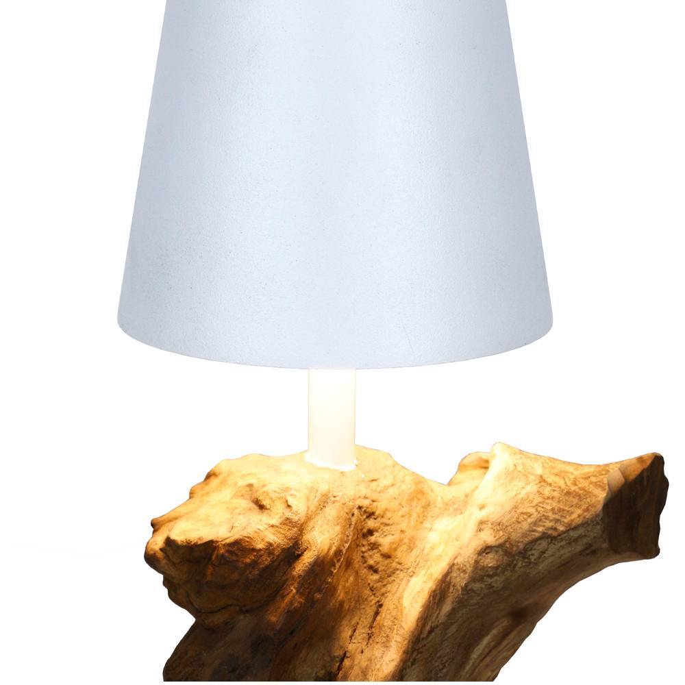Aufladbare LED-Tischleuchte in Weiß - One
