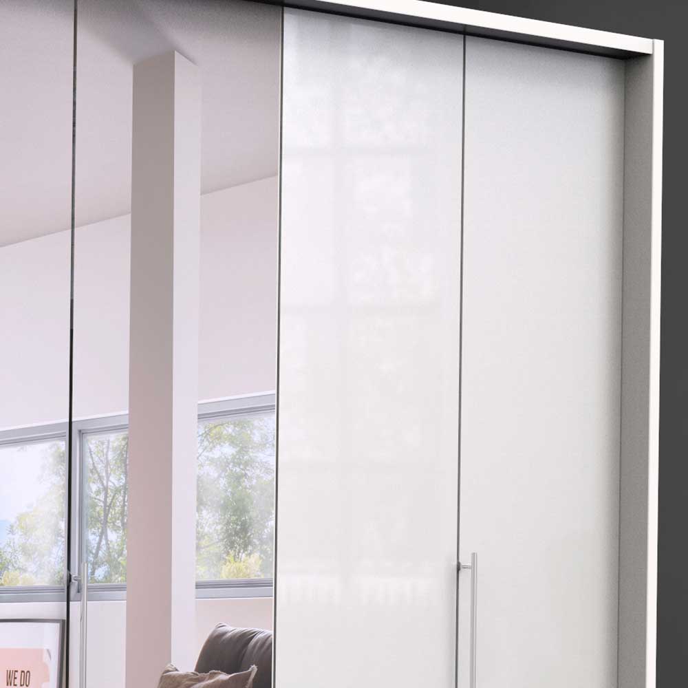 Schlafzimmer Schrank mit Falttüren in Weiß - Dolienca
