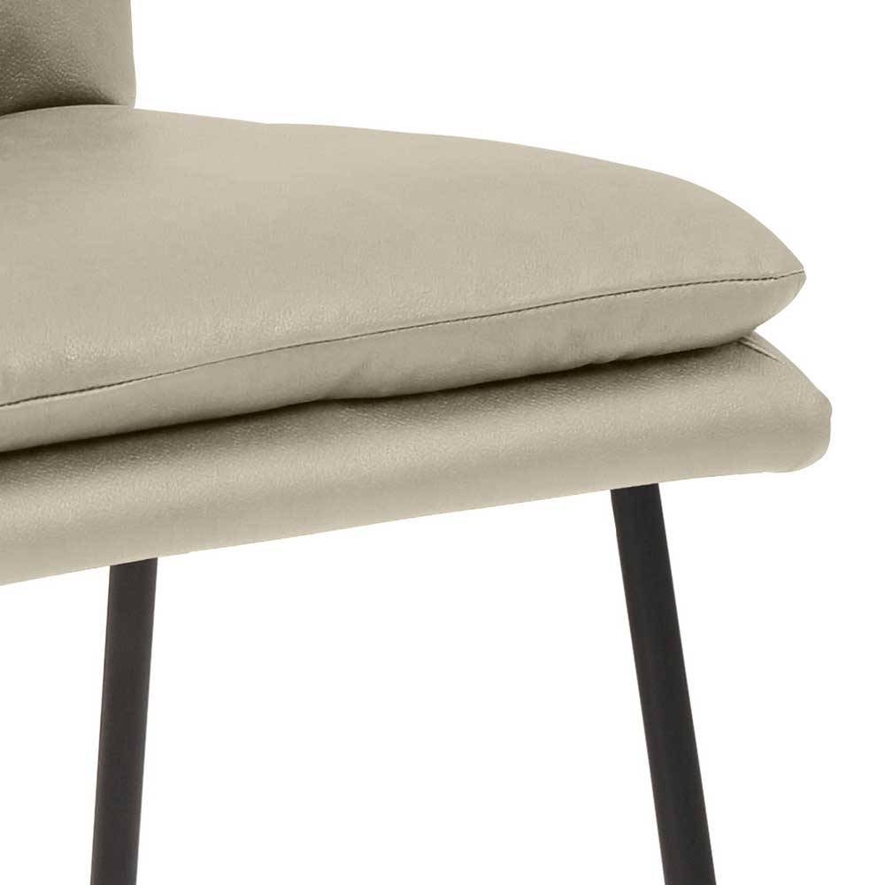 Barstuhl in Taupe & Schwarz - Rentiva