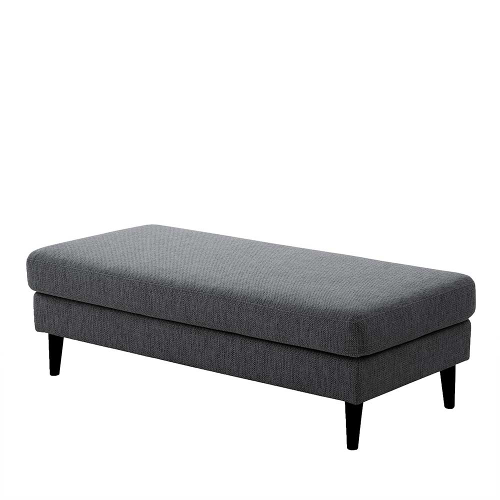 133x42x63 cm Polsterhocker in Anthrazit - Soltropa