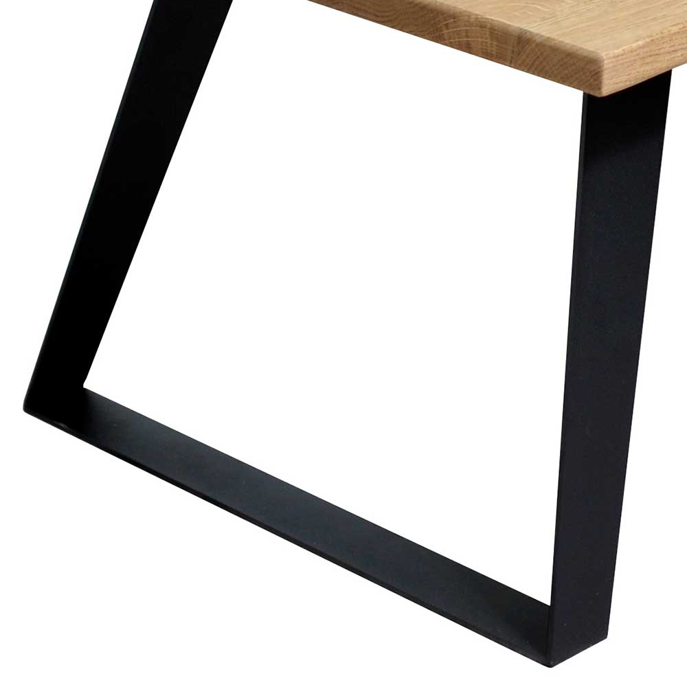 Baumkante Sofatisch mit Bügelgestell - Clarey