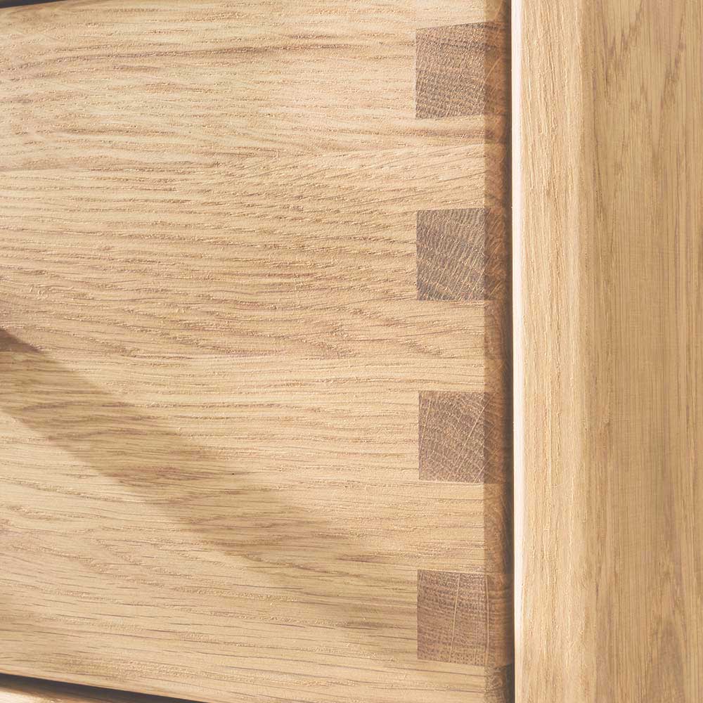 Moderne Wohnwand aus Holz - Dulciana (vierteilig)