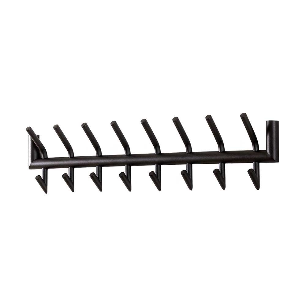 Garderobe Hakenleiste aus Metall Rundrohr - Quoterra