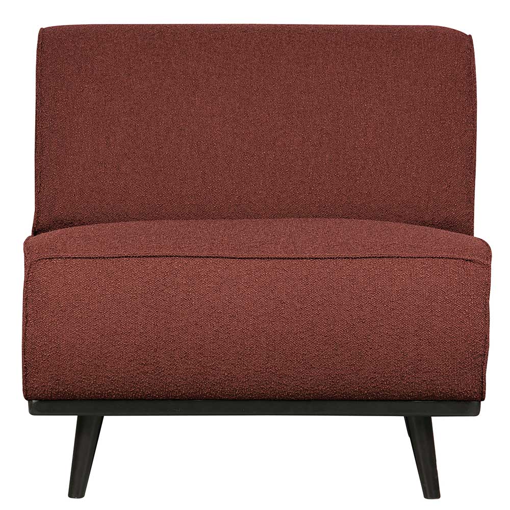 Sofa Element in Kastanienbraun Boucle - Usseaux