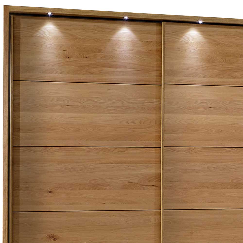 310 cm breiter Schrank aus Eiche Massivholz - Sendician