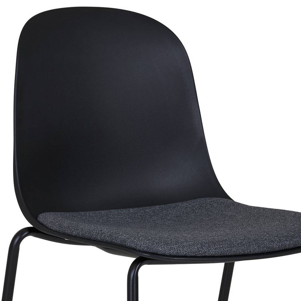 Stapelstuhl in Schwarz - Batistas (2er Set)
