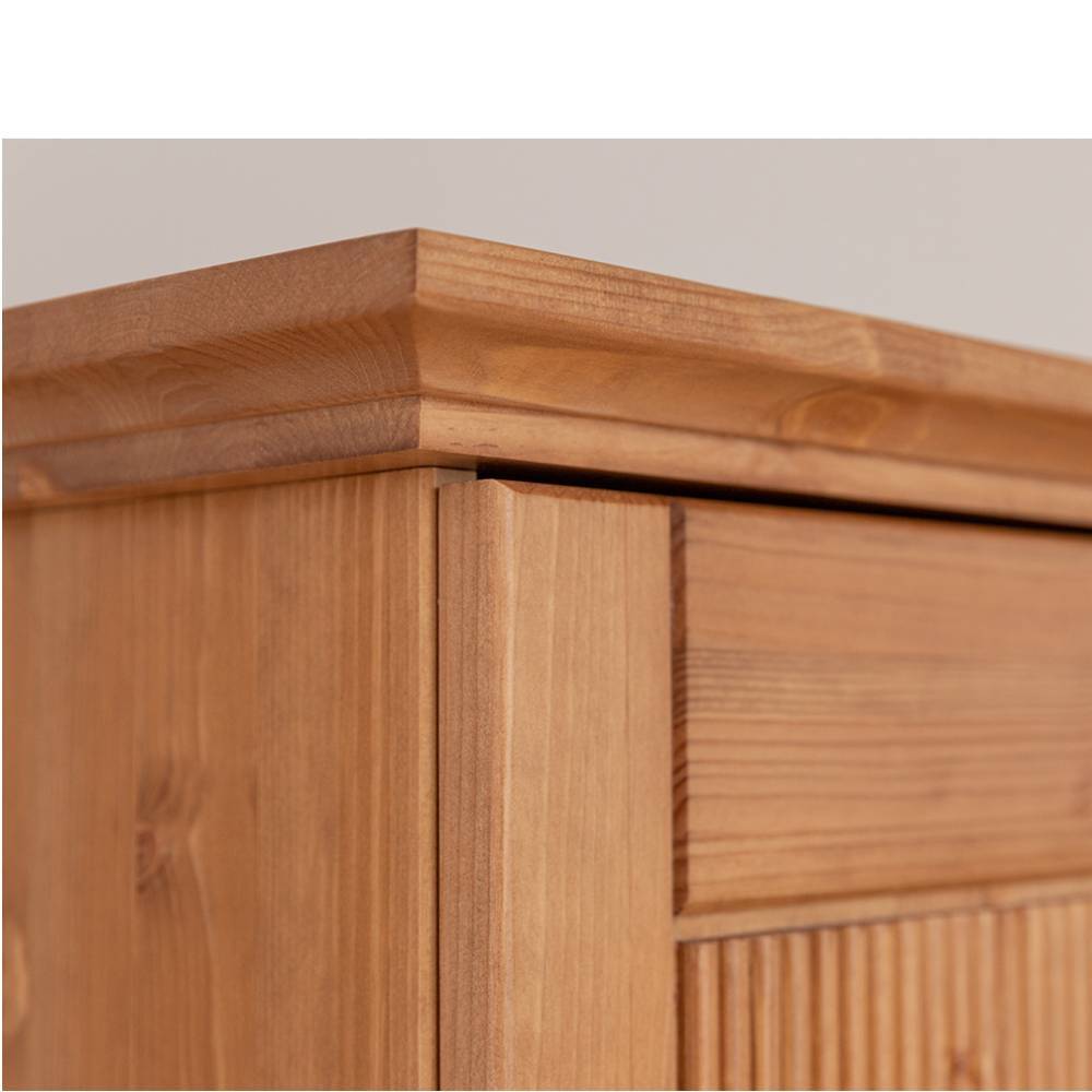 Landhaus Kleiderschrank aus Kiefernholz - Olivessa
