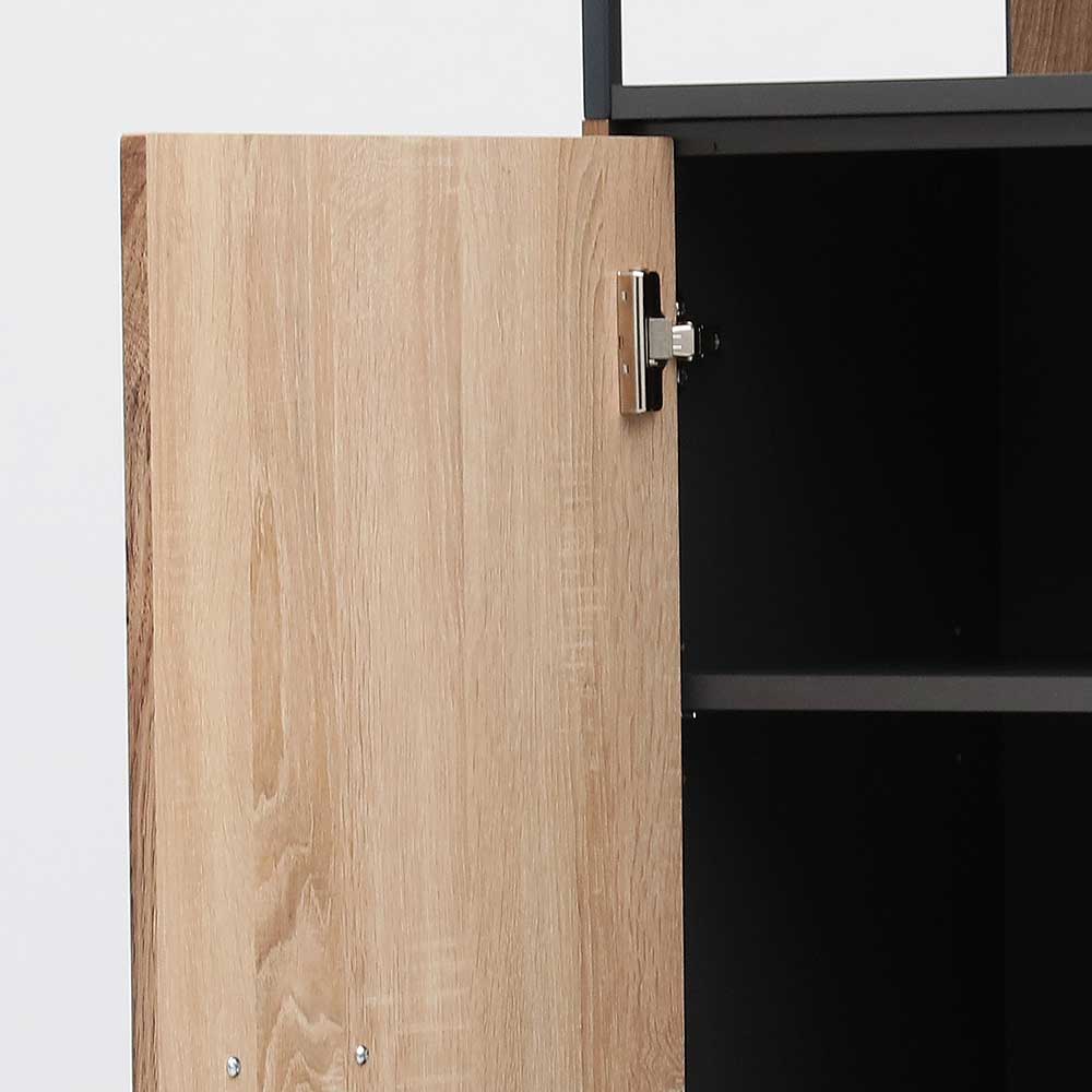 45x156x38 Regal mit Schrankfach Industrial - Xindus