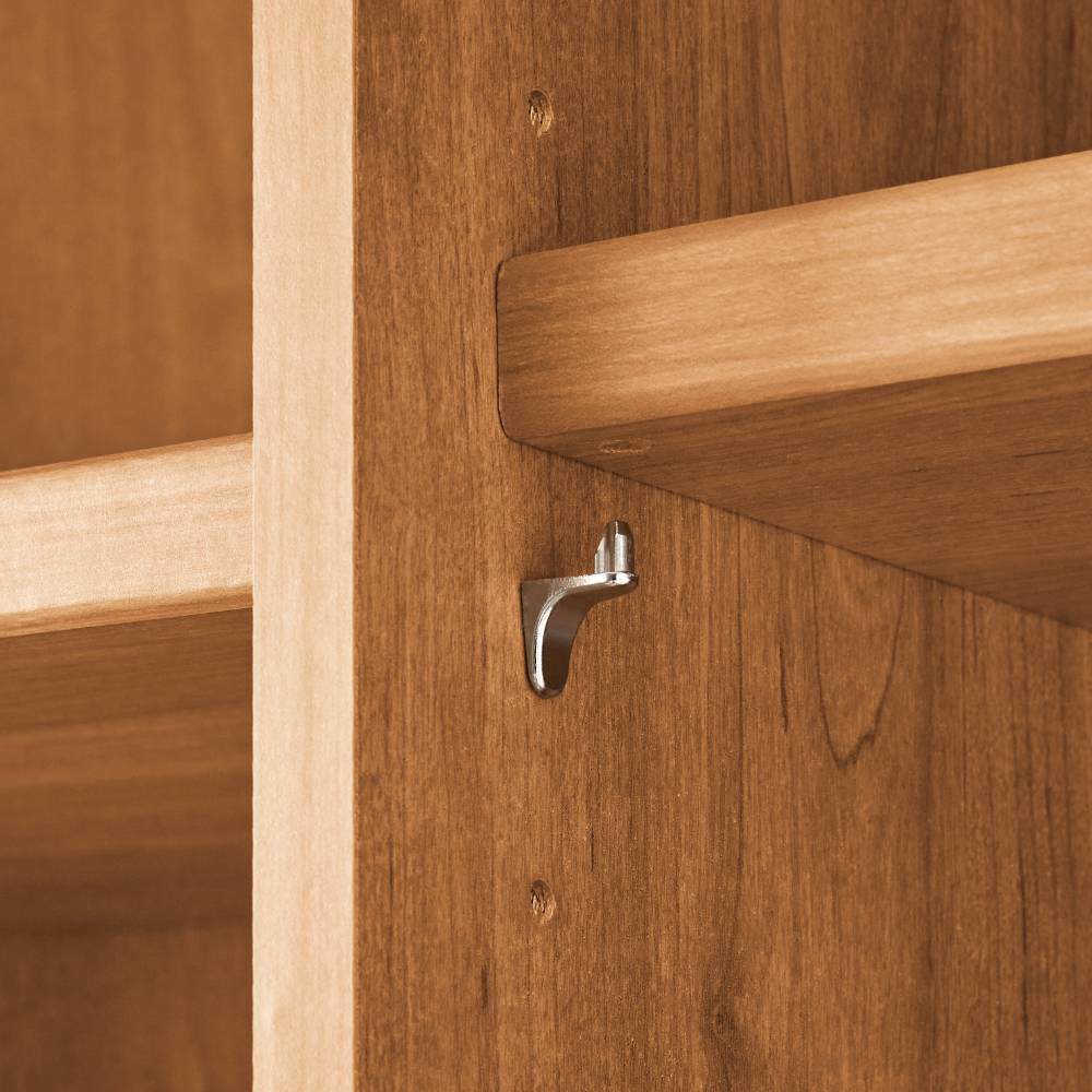 4-türiger Kleiderschrank mt weißer Glasfront - Crucav