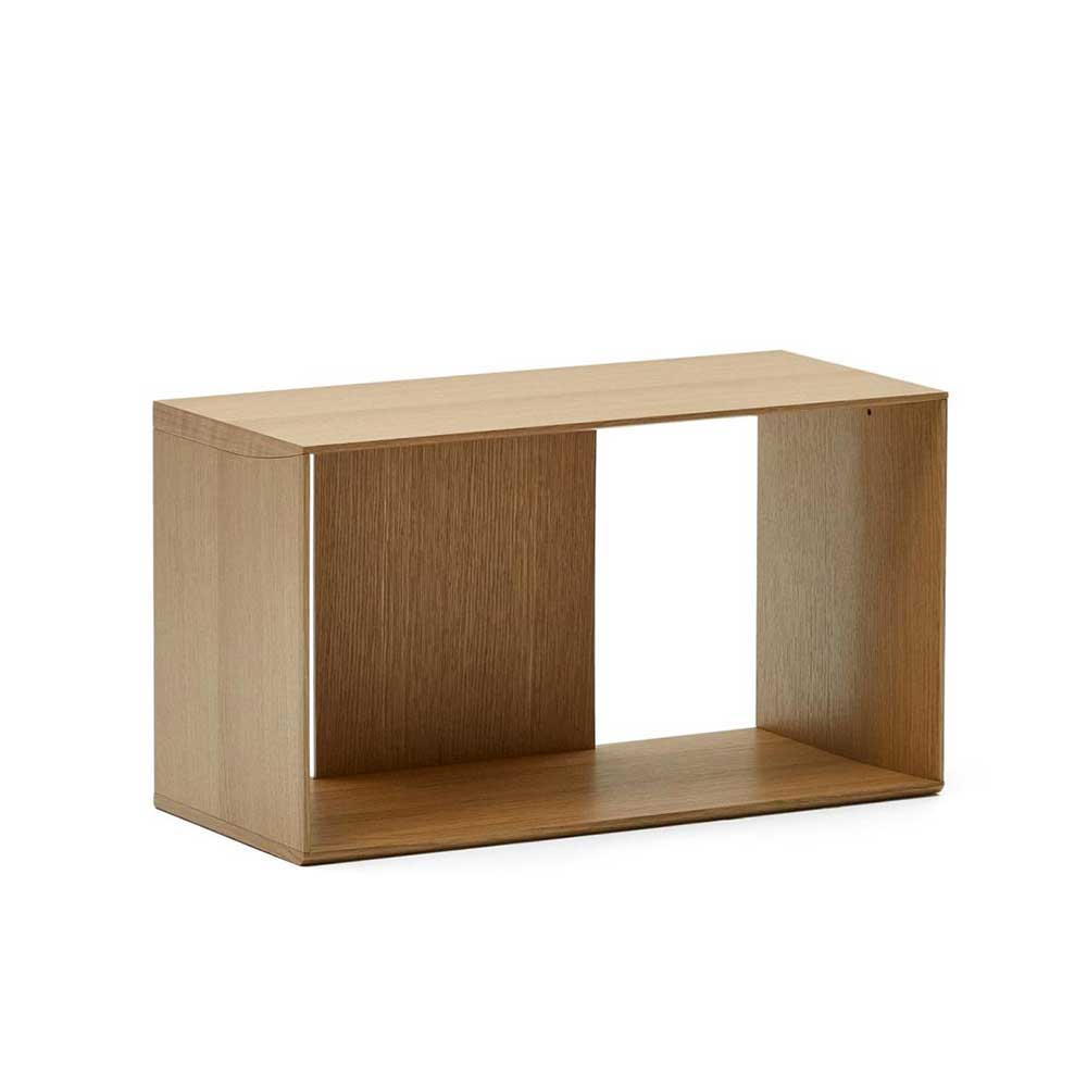 Modulares Standregal in Eiche Furnier - Hero (neunteilig)