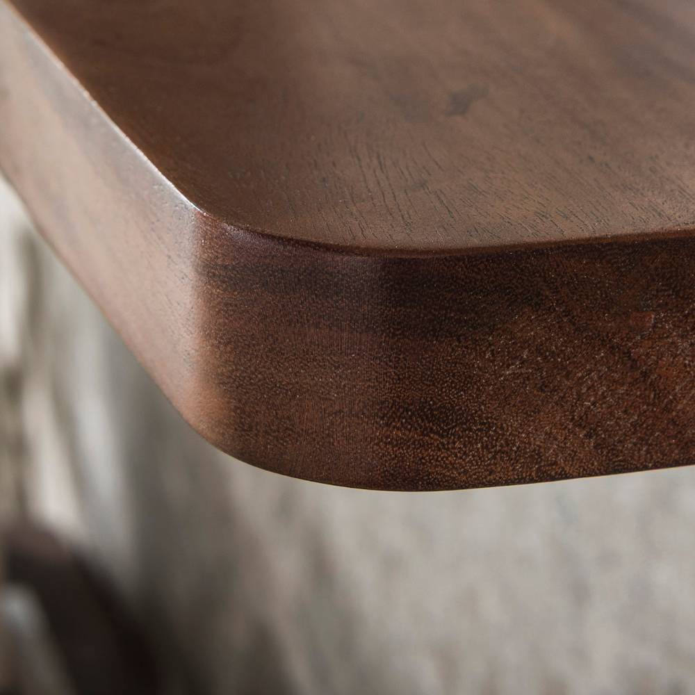 60cm Wandboard aus braunem Akazienholz - Emila