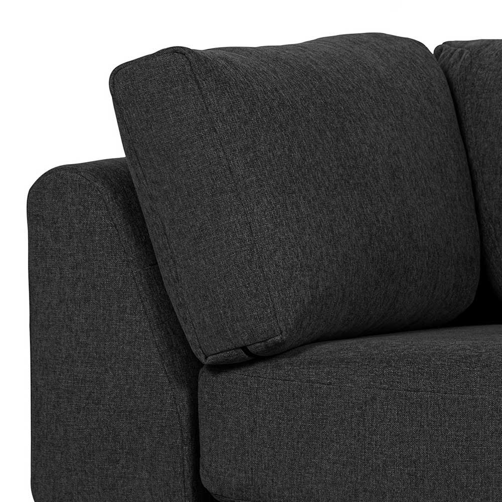 Dunkelgraues Lounge Element links - Marietta