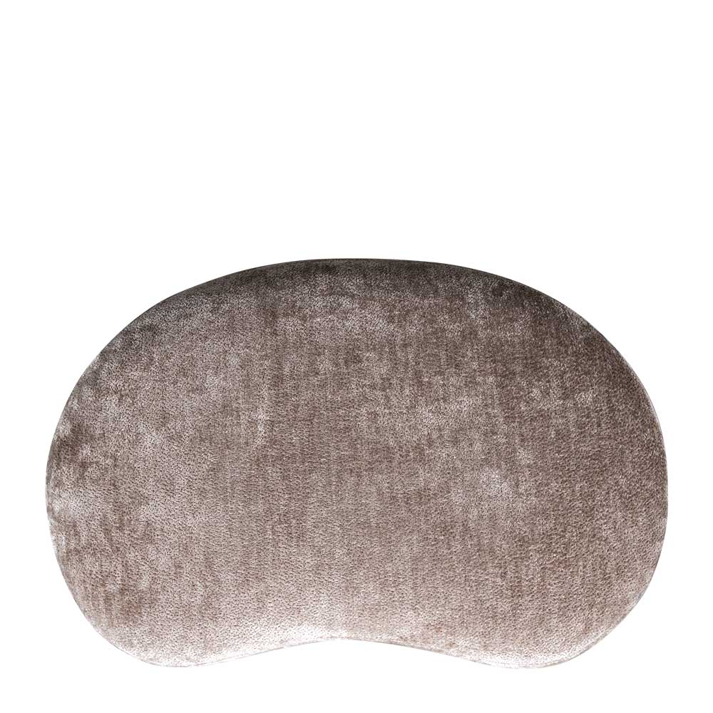 Couchhocker in Taupe Chenille - Fridelia