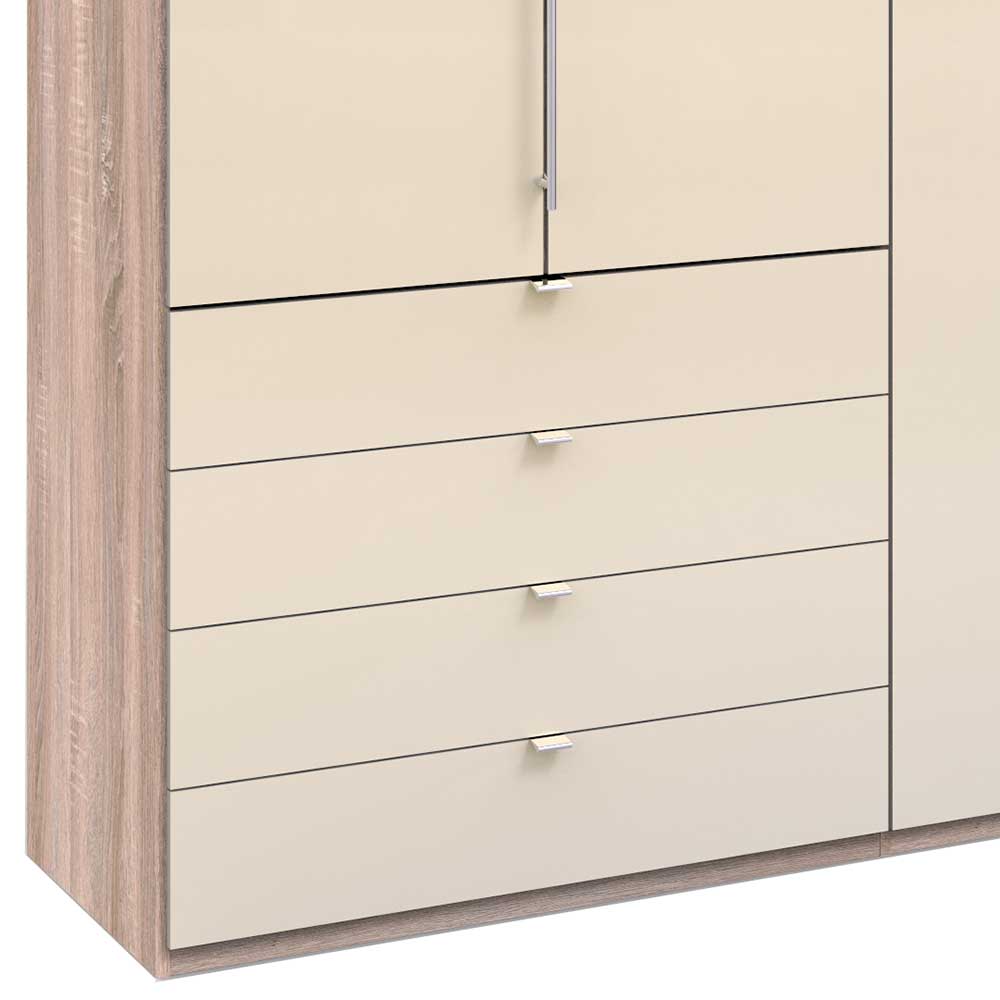 Schlafzimmer-Kleiderschrank mit Schubladen & Falttüren - Rativian