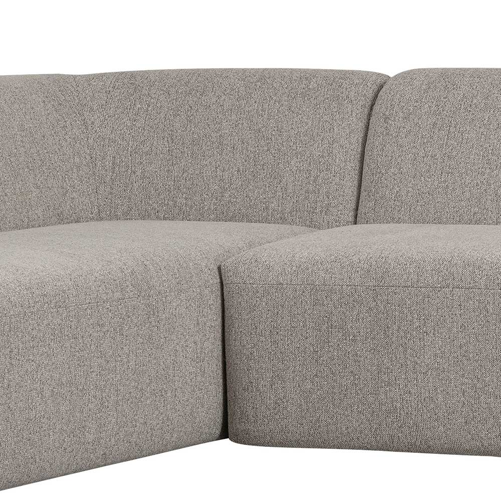 Scandi Chic Polsterecke in Offwhite Chenille - Utperio