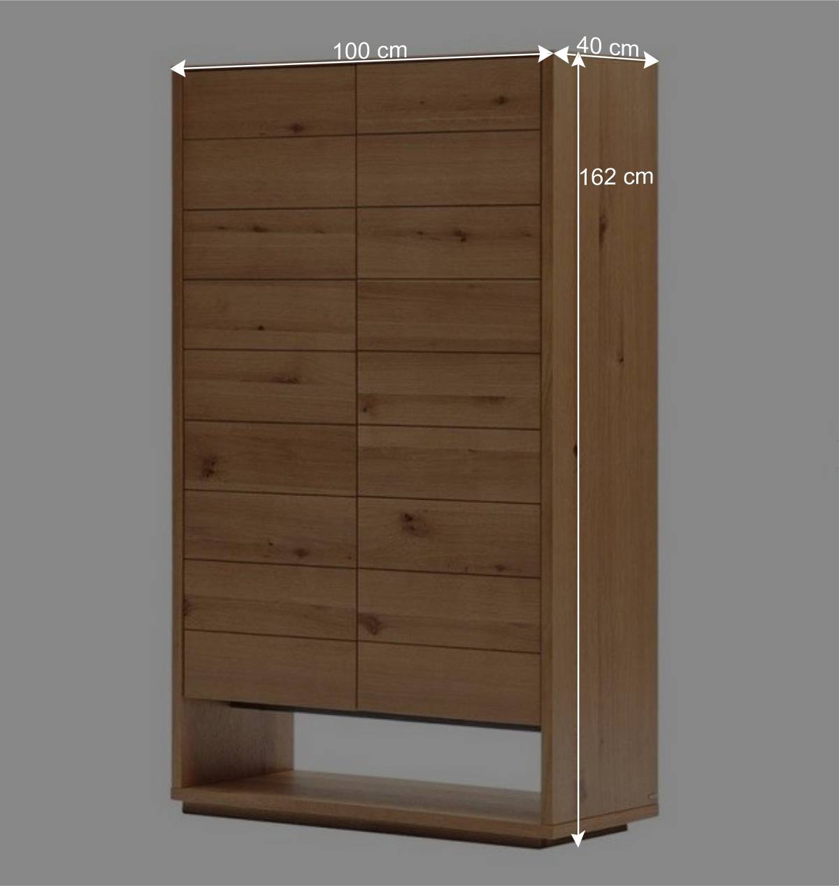 Moderner Wohnzimmerschrank in Eichefarben - Algaro