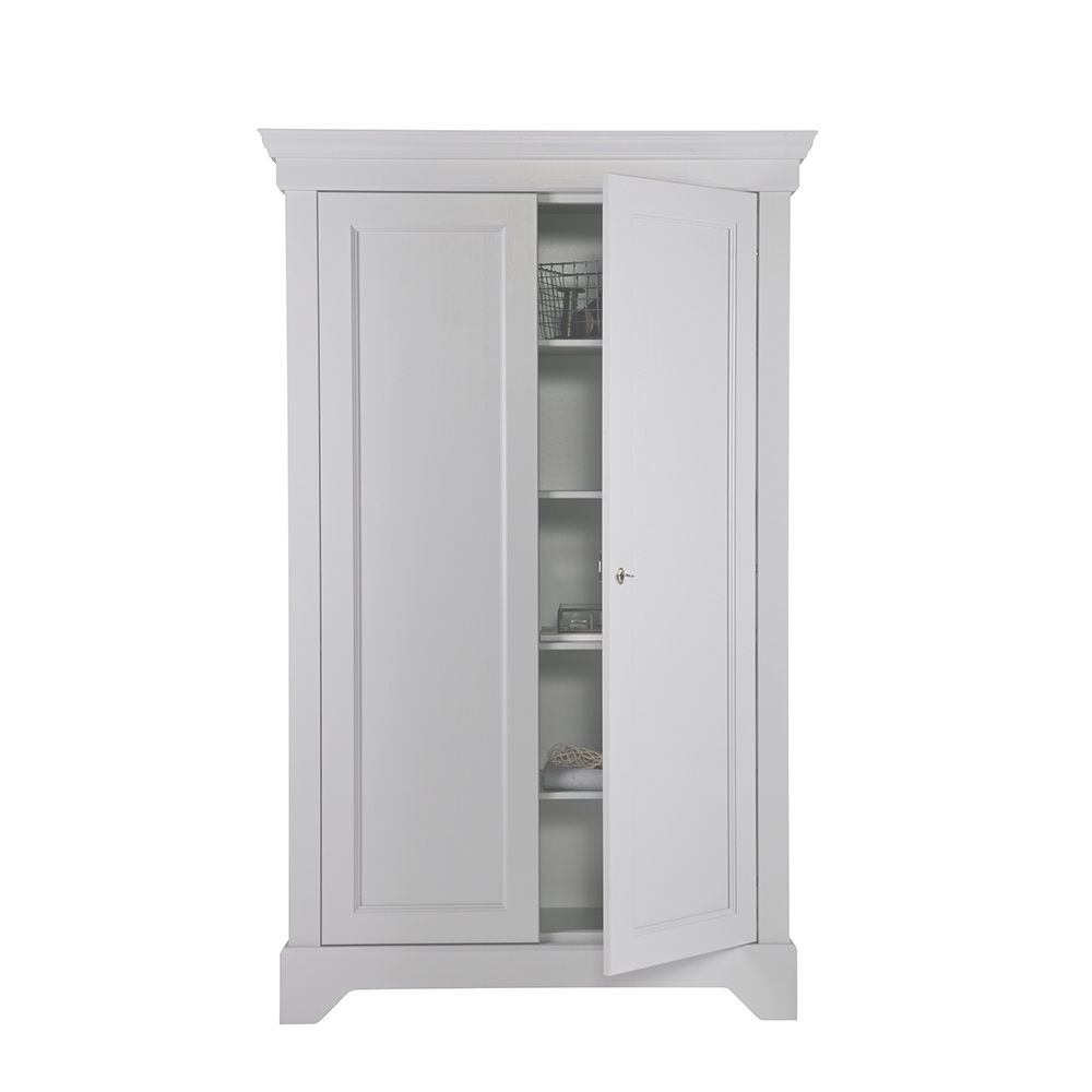Schlafzimmer Kleiderschrank Kita in Weiß