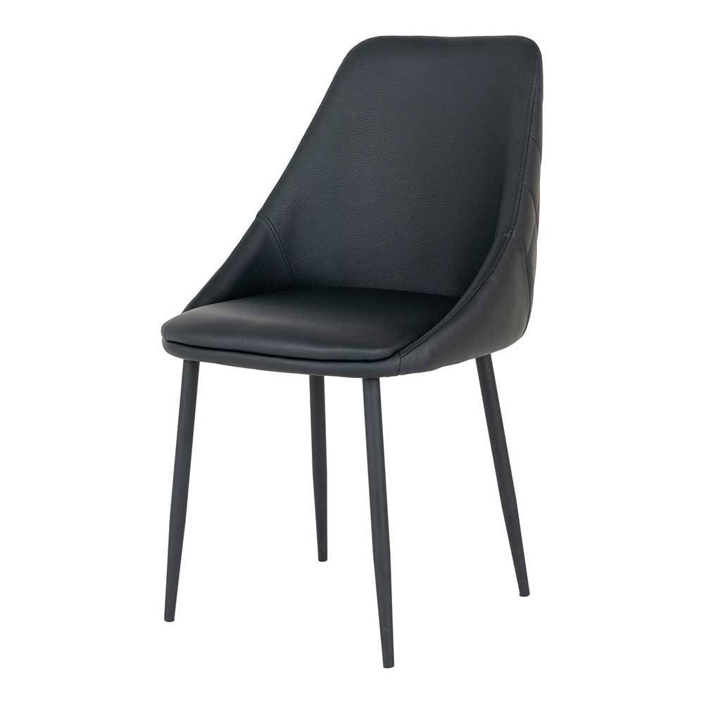 140x95 Esstisch & Polsterstühle - Georgetta (fünfteilig)