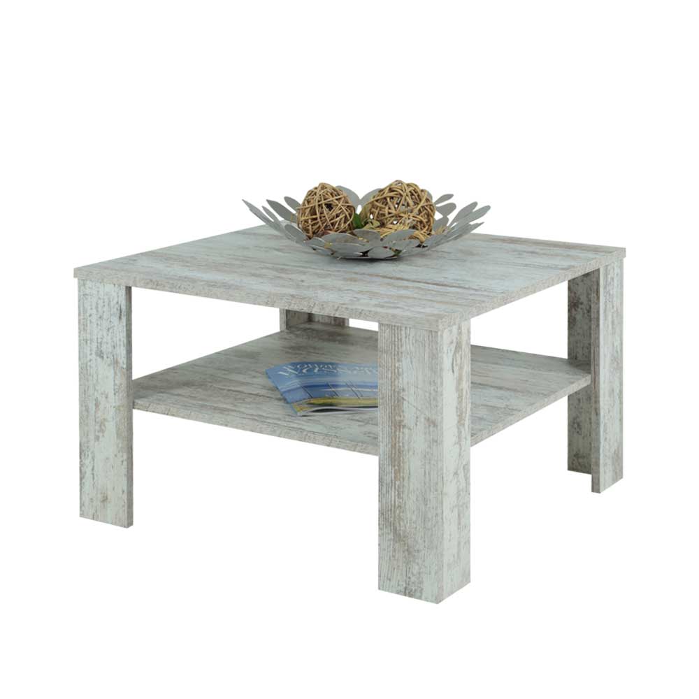 68x68 Quadrat Sofatisch Vintage Eiche - Kasaryn