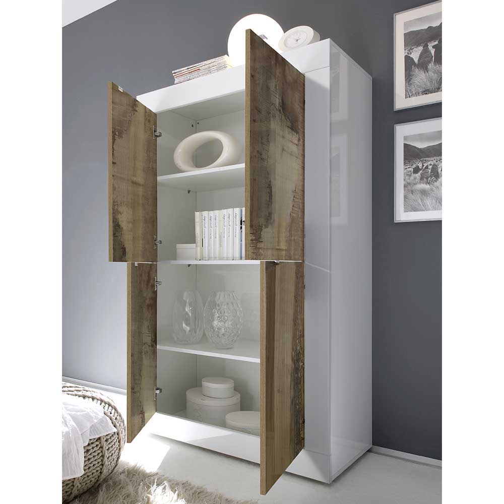 TV Anbauwand Kombination modern - Olvenion (dreiteilig)