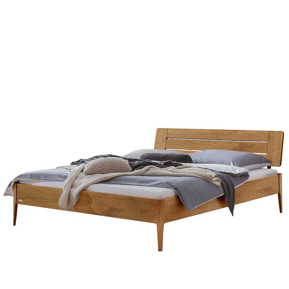 Elegantes Holzbett aus Wildeiche - Mirado