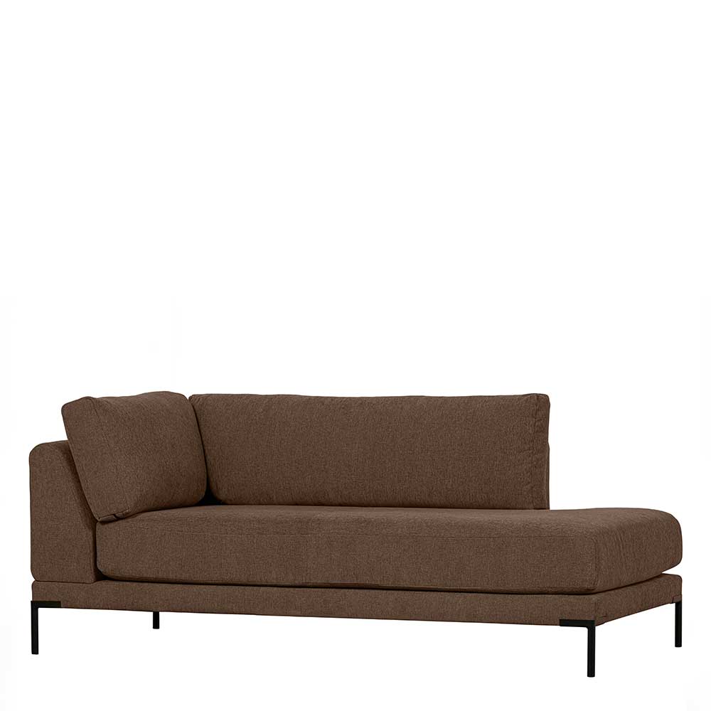 Linkes Lounge-Element in Braun - Ravonia