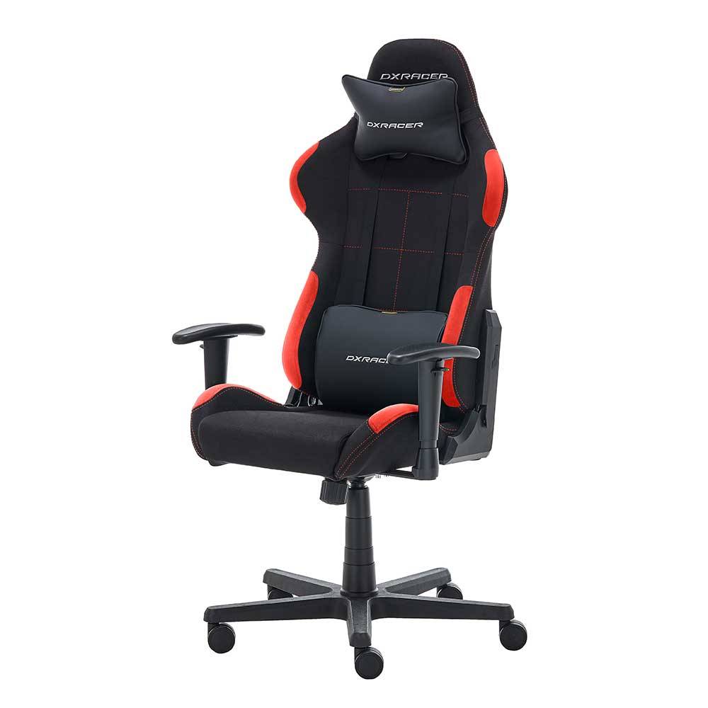 Computerstuhl für Gamer in Schwarz Rot - Gelvino
