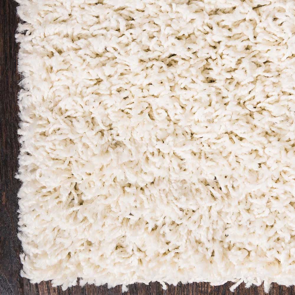 Teppich in Cremeweiß Hochflor - Ranica