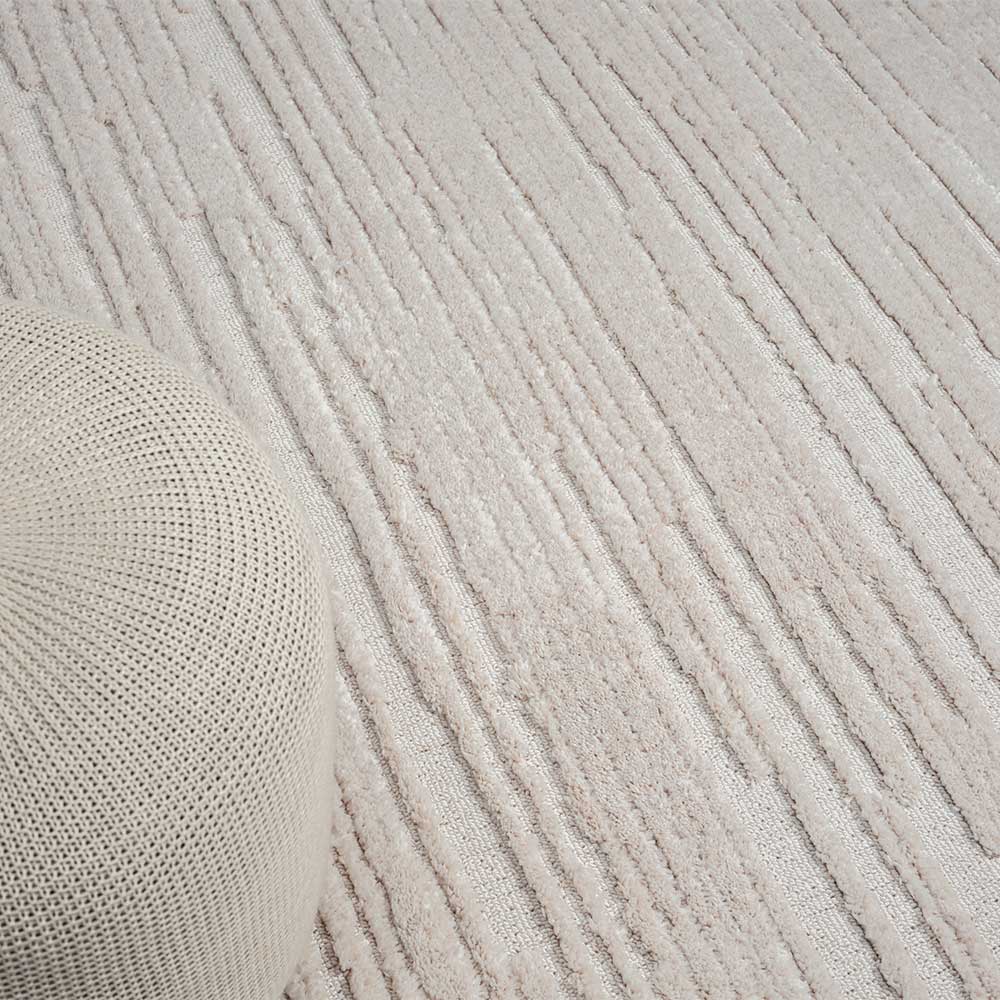 Teppich in Creme mit Kurzflor - Brayan