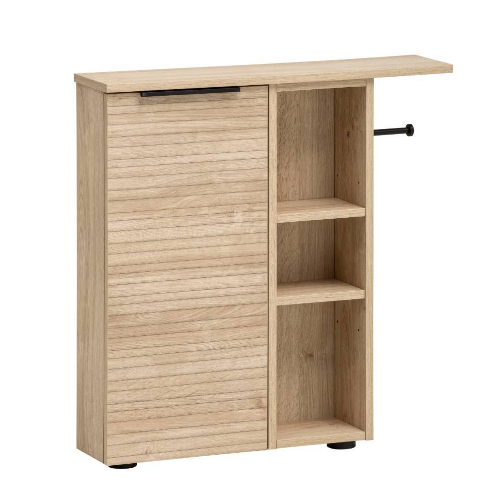 Badezimmer Nischenschrank mit Rollenhalter - Opal