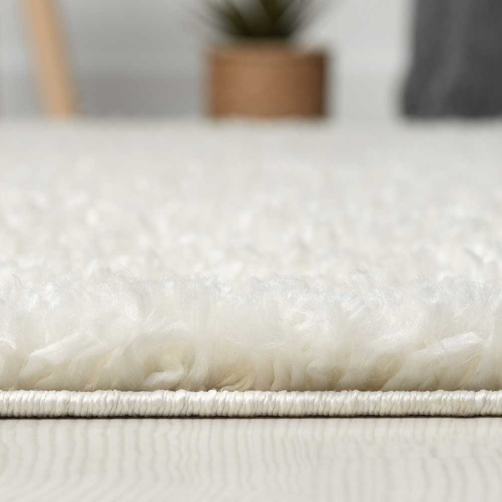 Rechteckiger Teppich Brücke mit Hochflor - Pralina