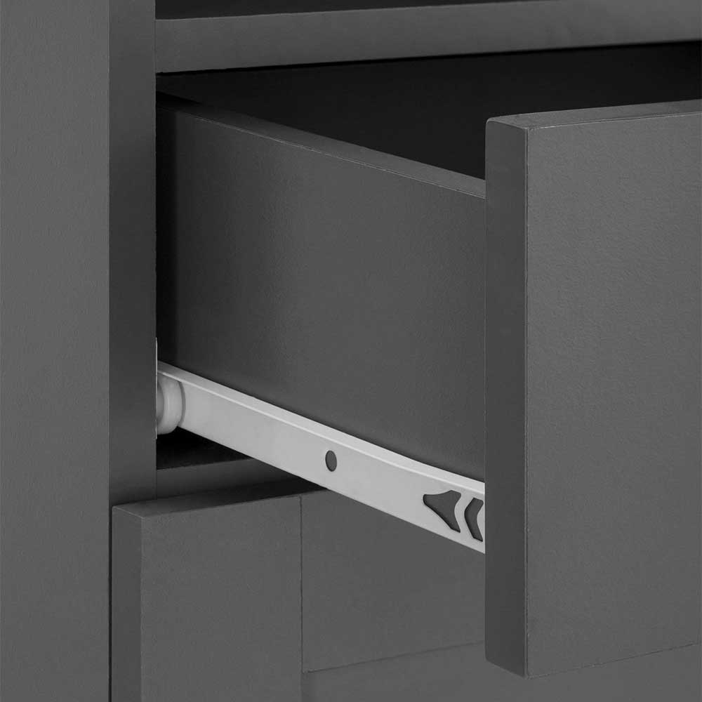 Badschrank mit 2 Fächern & Schubladen & Türen - Zenca
