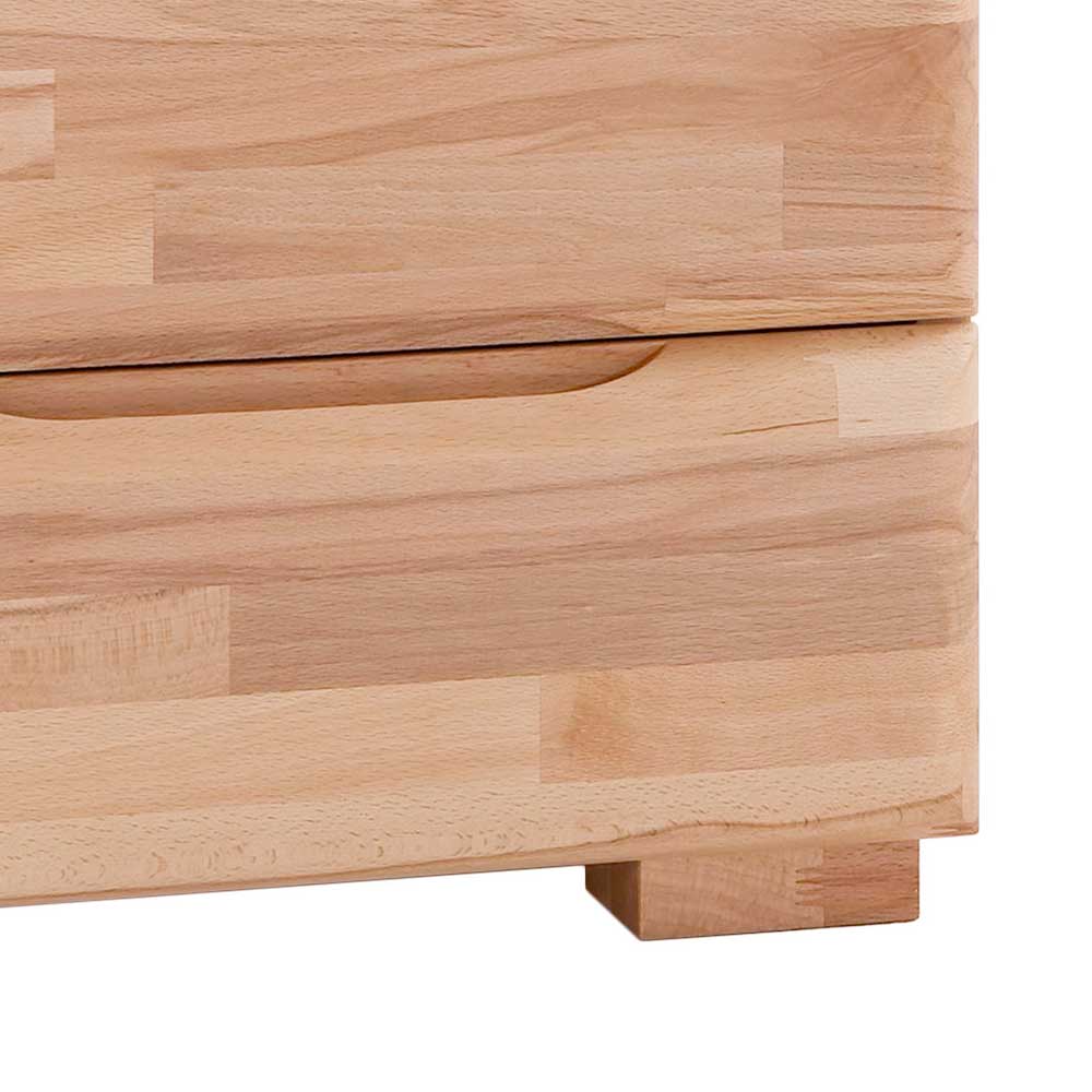 Schubladen Nachtschrank Noemi aus Kernbuche