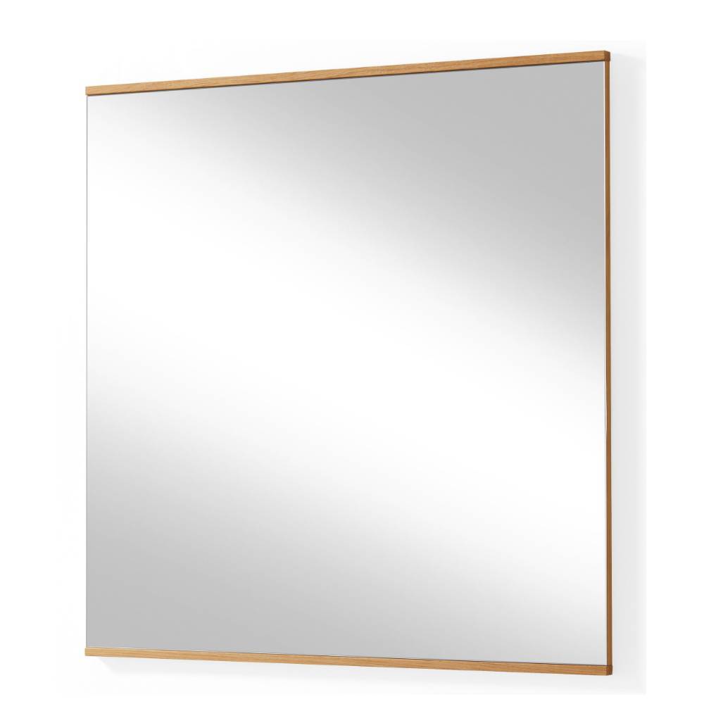 82x82cm Dielenspiegel in Eiche Bianco - Barcelos