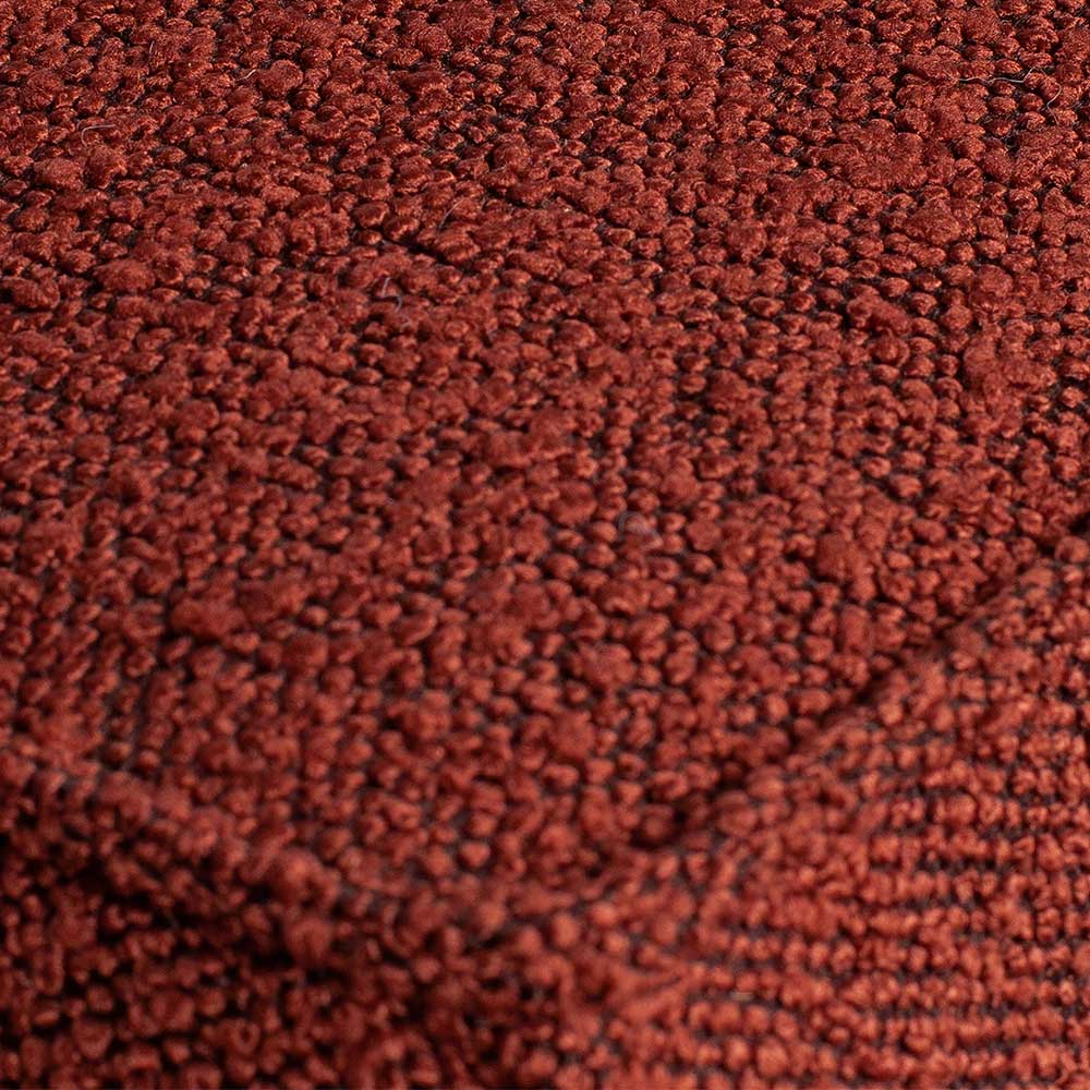 230cm breite Couch in Kastanienfarben Boucle - Geromes
