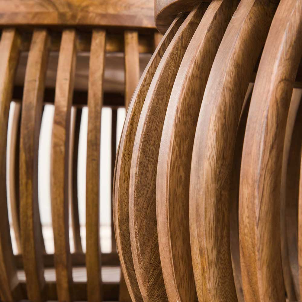 Designer Couchtisch Set aus Holz - Baina (zweiteilig)