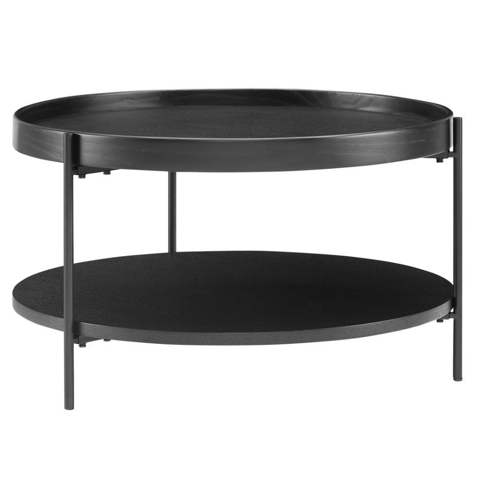 Couchtisch und Beistelltisch in Schwarz - Magur (zweiteilig)