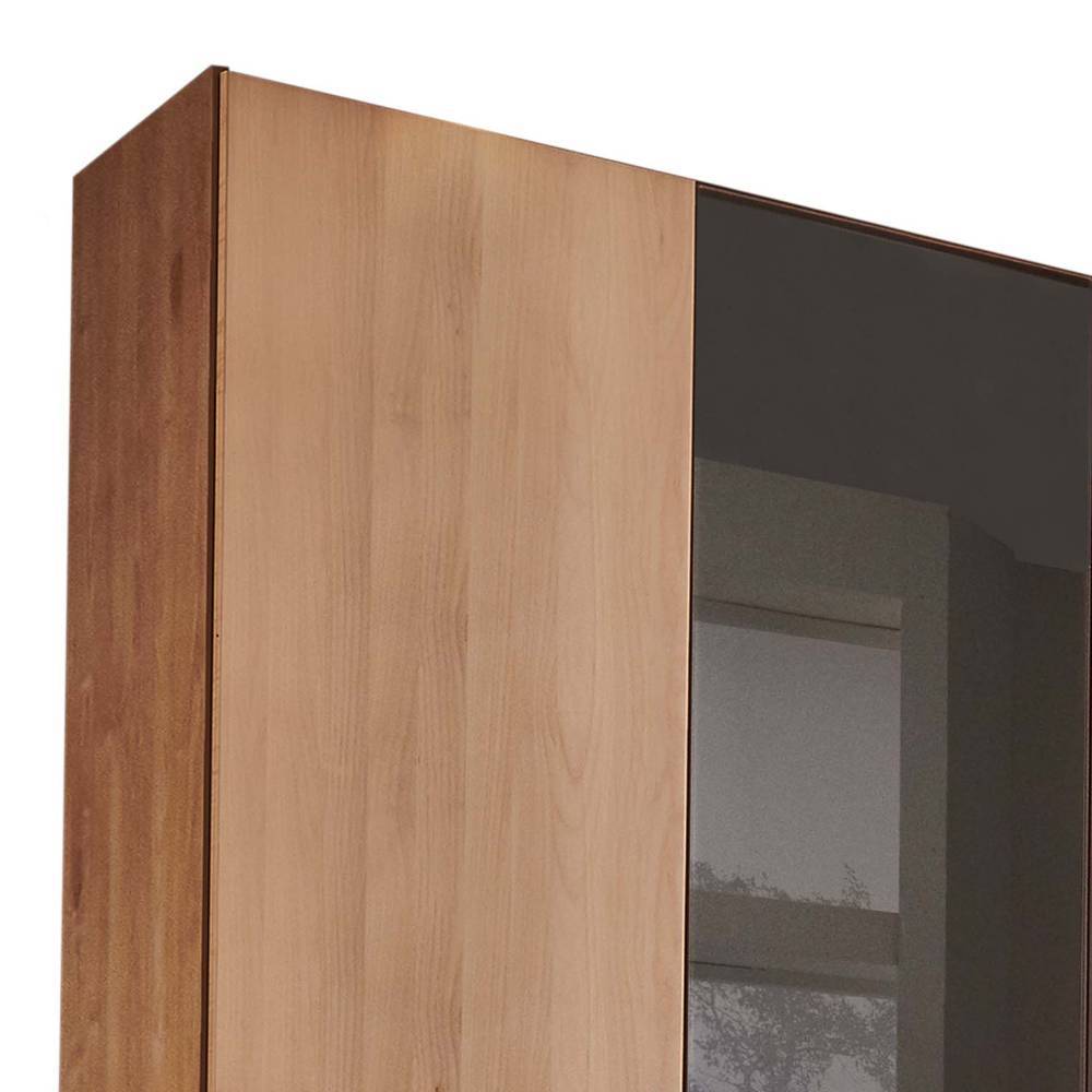 8-türiger Kleiderschrank mit sechs Glastüren - Hung