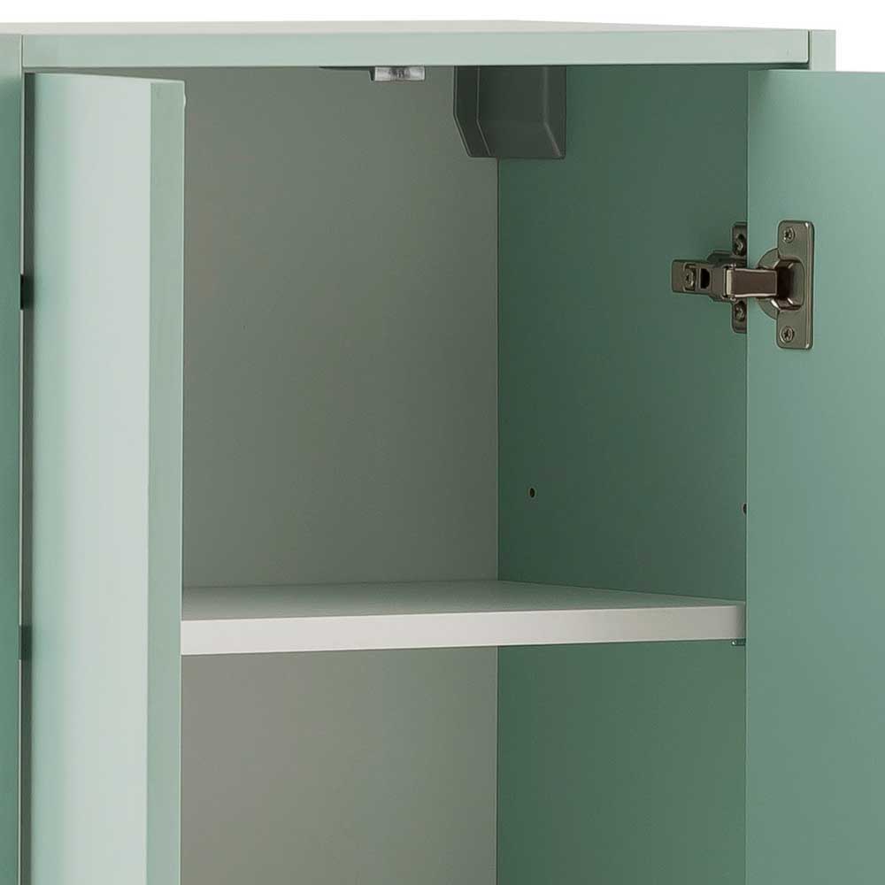 Set Badschränke in Mint Grün & Gold - Aparcian (dreiteilig)