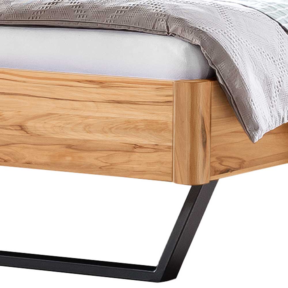 140x200 Bett mit Wildbuche Rahmen - Gannices