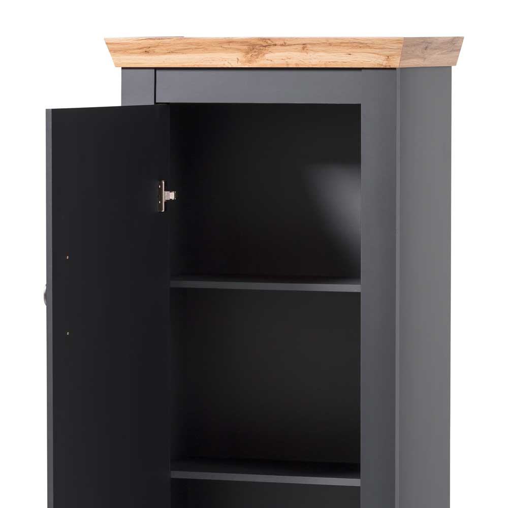 72x146x38 cm 1-türiger Landhausschrank modern - Lionel