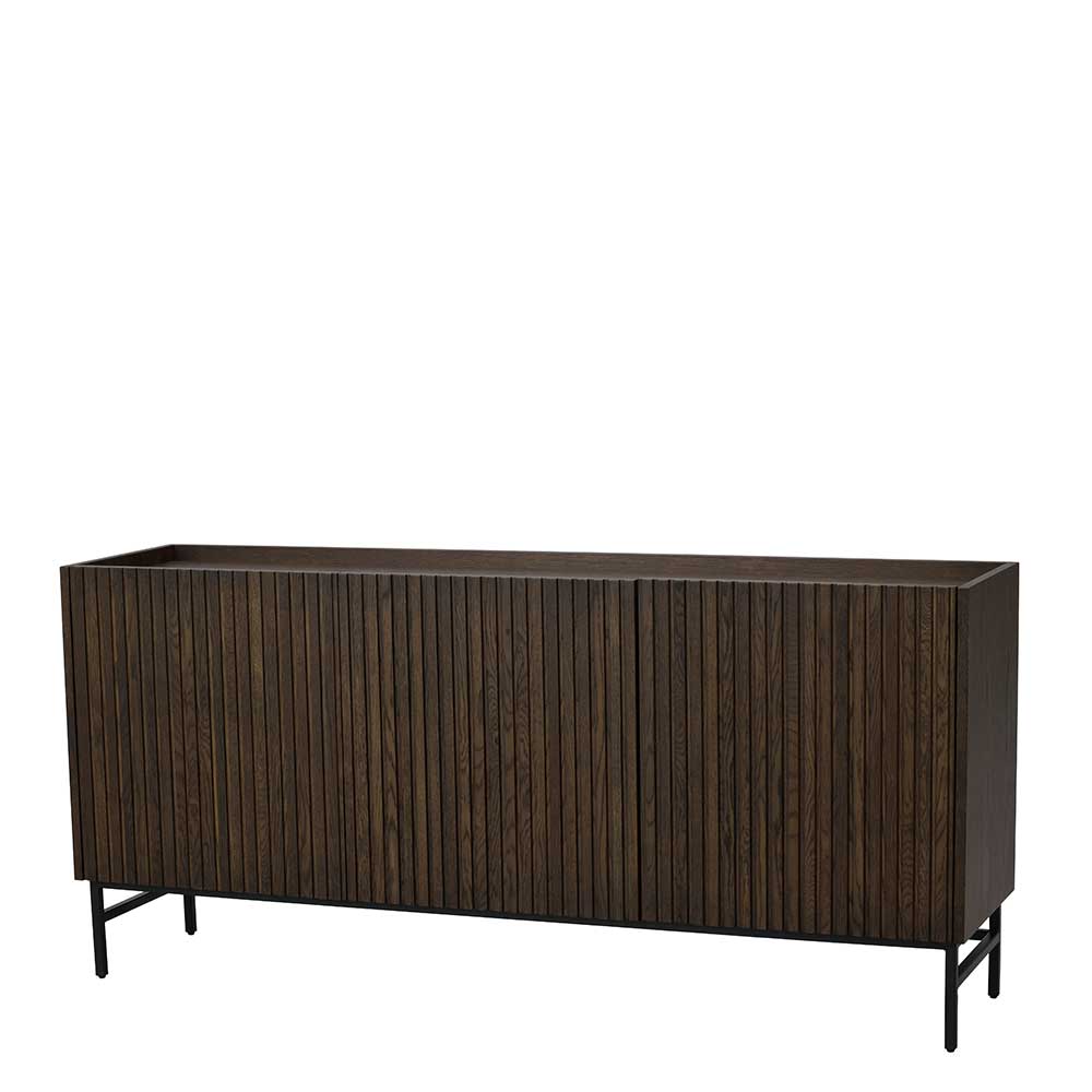 Sideboard in Eiche Dunkelbraun Furnier - Rubrin